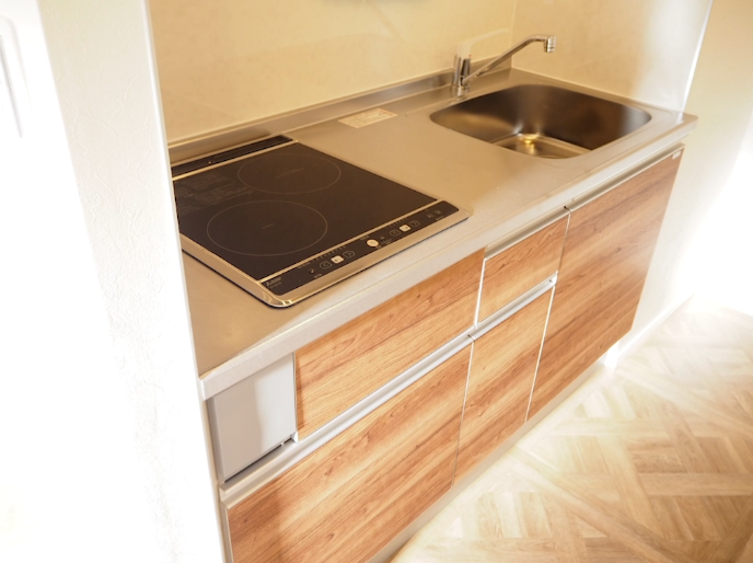 清潔感のあるキッチンと水回り